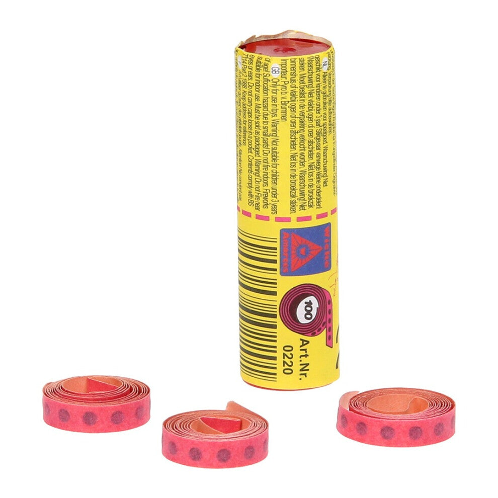 Wicke Paper Caps 100 Pack Tube (1 X tube of 12 rolls)