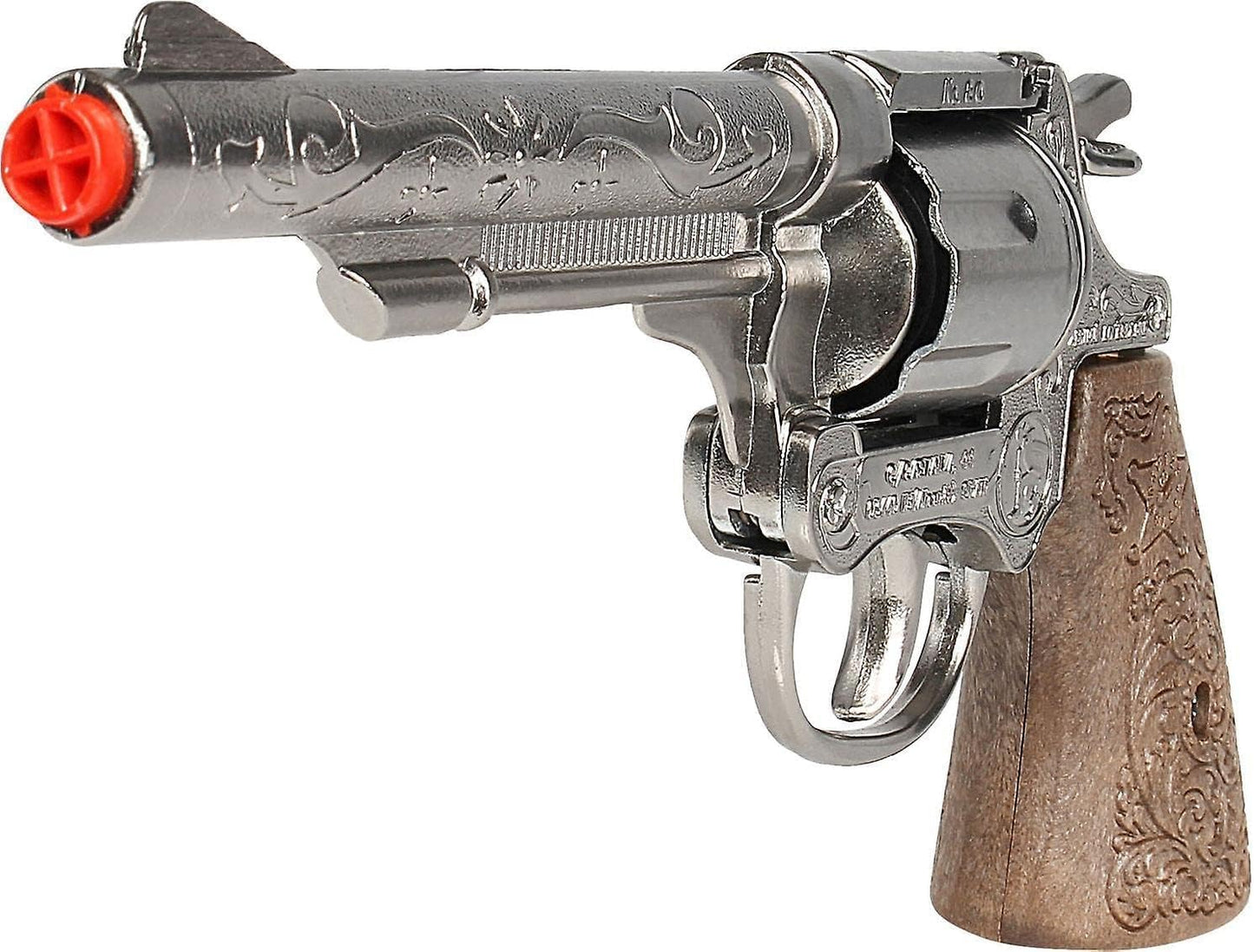 Gonher Diecast Metal 8 Ring Shot Cowboy Gun